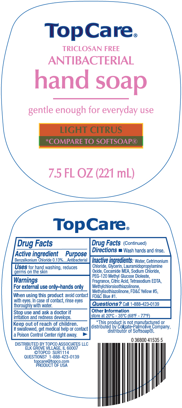 Topcare Citrus Antibacterial Hand (Benzalkonium Chloride) Soap [Abaco Partners Llc Dba Surefil]