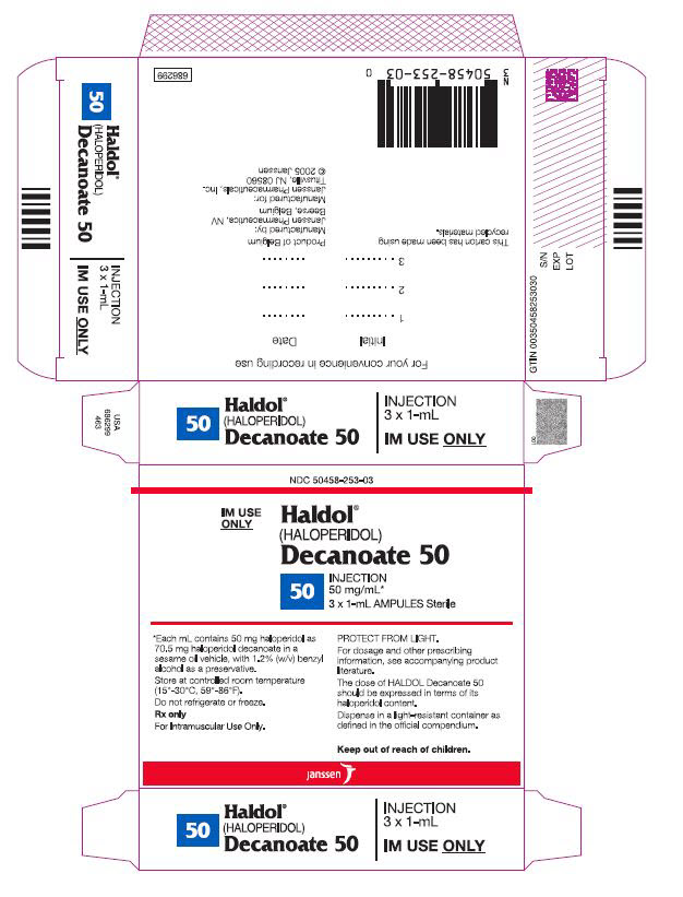 Haldol Decanoate (Haloperidol Decanoate) Injection [Janssen Pharmaceuticals, Inc.]