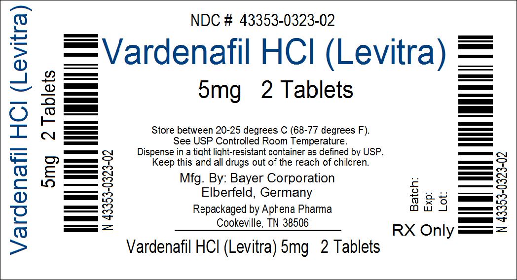 Levitra (Vardenafil Hydrochloride) Tablet, Film Coated [Aphena Pharma Solutions – Tennessee, Inc.]