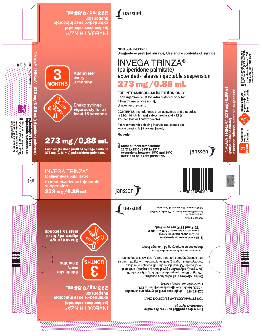 Invega Trinza (Paliperidone Palmitate) Injection, Suspension, Extended Release [Janssen Pharmaceuticals, Inc]