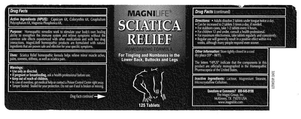 Sciatica Relief (Capsicum Annuum, Colocynthis, Gnaphalium Polycephalum, Magnesia Phosphorica,) Tablet [Apotheca Company]