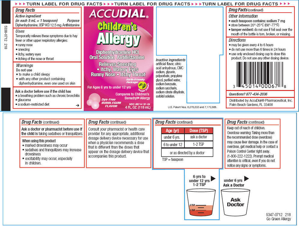 Allergy (Diphenhydramine Hydrochloride) Liquid [Accudial Pharmaceutical, Inc.]