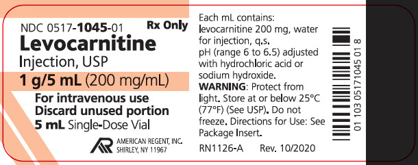 Levocarnitine Injection, Solution [American Regent, Inc.]