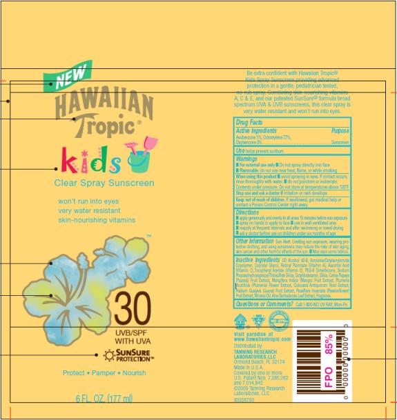 Hawaiian Tropic Kids Spf 30 (Avobenzone And Octocrylene And Oxybenzone) Spray [Accra-pac, Inc.]