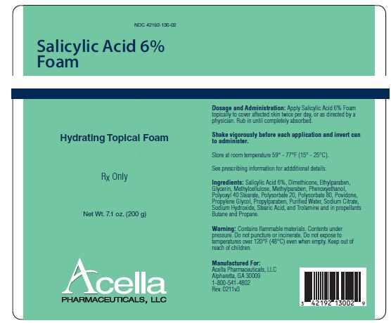 Salicylic Acid Aerosol, Foam [Acella Pharmaceuticals, Llc]