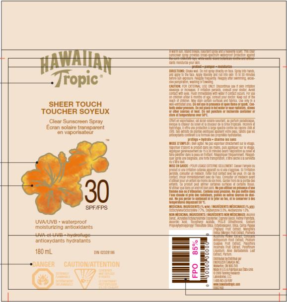 Hawaiian Tropic Sheer Touch Spf 30 (Octocrylene And Oxybenzone And Avobenzone) Spray [Accra-pac, Inc.]