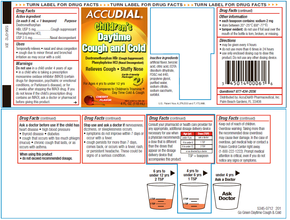 Daytime Cough And Cold (Dextromethorphan Hydrobromide And Phenylephrine Hydrochloride) Solution [Accudial Pharmaceutical, Inc.]