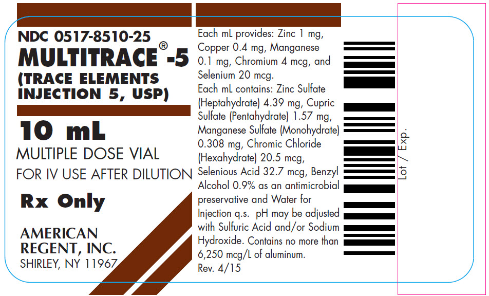 Multitrace-5 (Trace Elements 5) Injection, Solution [American Regent, Inc.]