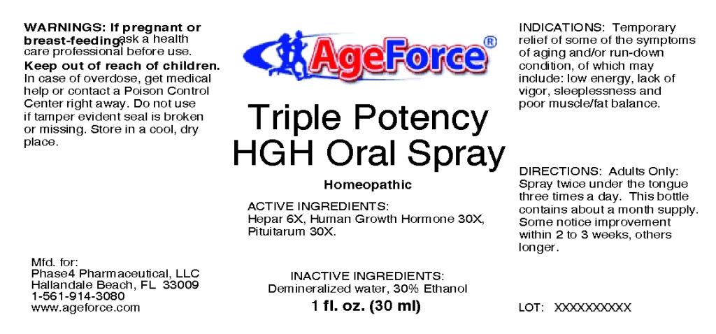 Triple Potency Hgh (Hepar, Human Growth Hormone, Pituitarum,) Spray [Apotheca Company]