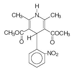 structural formula for nifedipine