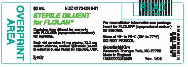 Sterile Diluent for Flolan label x 50 mL