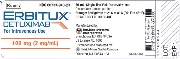 Erbitux Vial Label