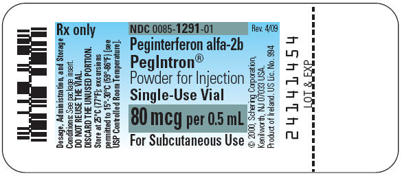 PRINCIPAL DISPLAY PANEL - 80 mcg Single Use Vial