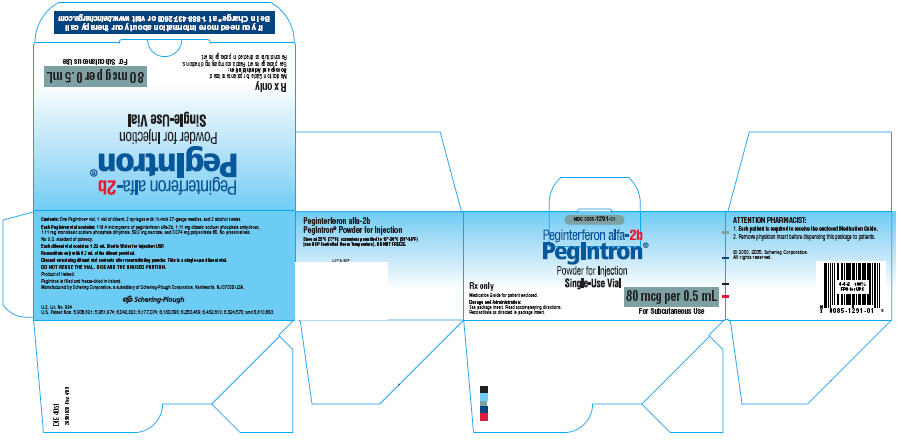 PRINCIPAL DISPLAY PANEL - 80 mcg Single Use Vial Carton