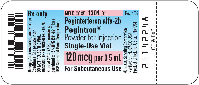 PRINCIPAL DISPLAY PANEL - 120 mcg Single Use Vial