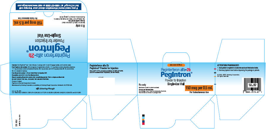 PRINCIPAL DISPLAY PANEL - 150 mcg Single Use Vial Carton