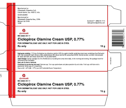 Ciclopirox Olamine Cream 15g Label