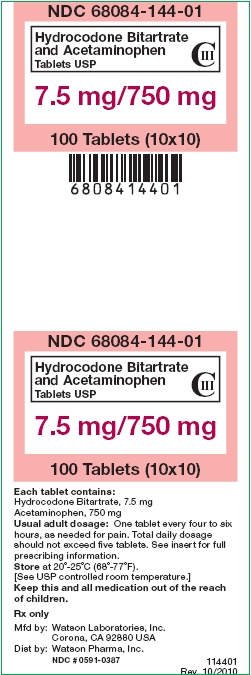  PACKAGE/LABEL PRINCIPAL DISPLAY PANEL 7.5/750 mg