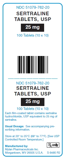 Sertraline 25 mg Tablets Unit Carton Label