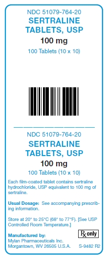 Sertraline 100 mg Tablets Unit Carton Label