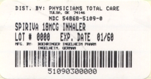 image of package label