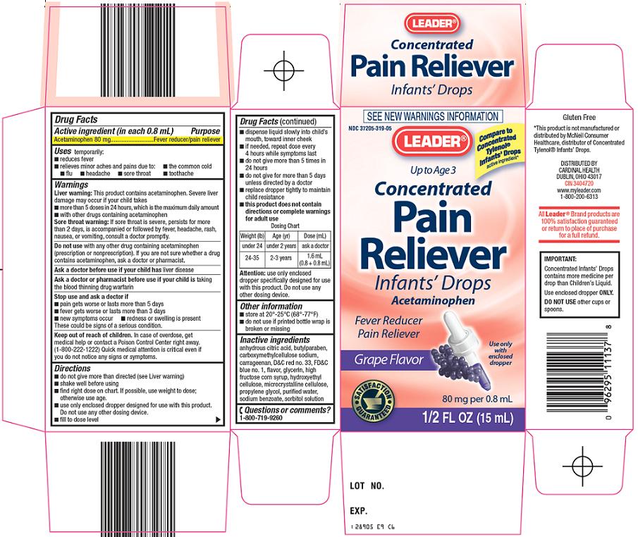 Leader Pain Reliever Infants | Acetaminophen Suspension/ Drops while