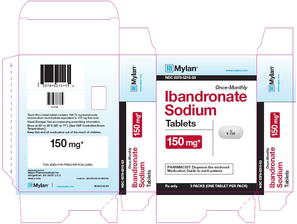 Ibandronate Sodium Tablets 150 mg Carton Label