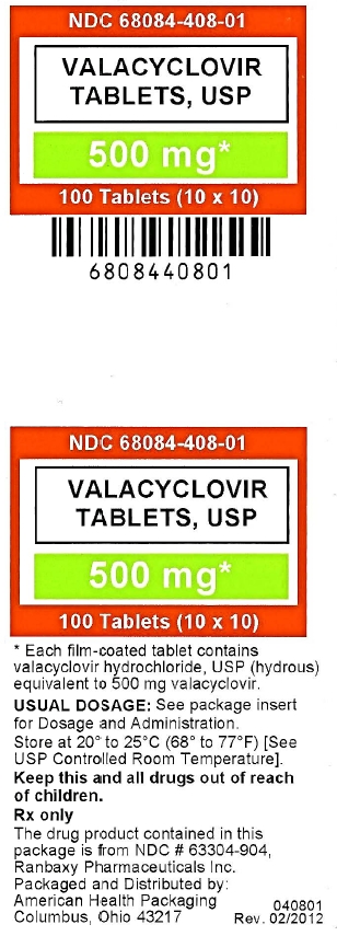 Valacyclovir 500 mg tablets (10x10)