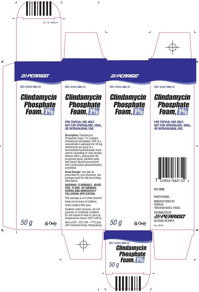 Clindamycin Phosphate Foam, 1% 50 g Carton