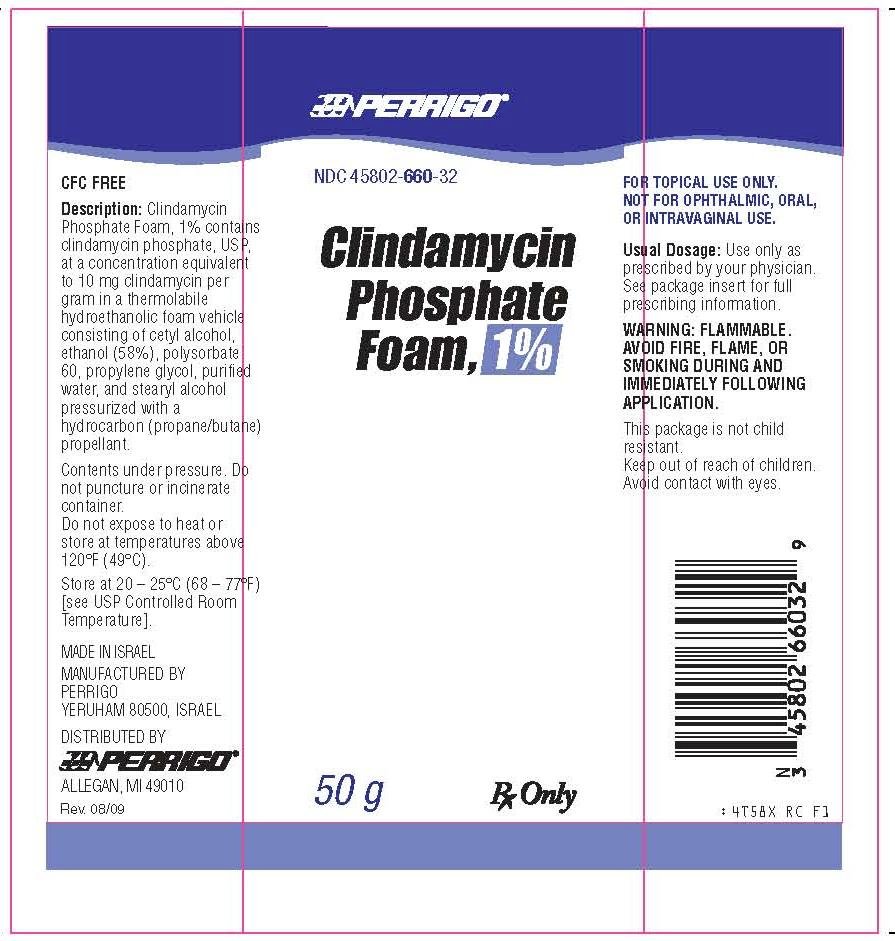 Clindamycin Phosphate Foam, 1% 50 g Label 