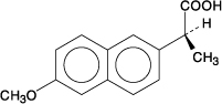 Naproxen structural formula