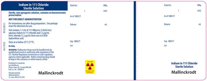Indium In 111 Chloride Sterile Solutin R12/2011