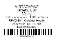 MIrtazapine Label