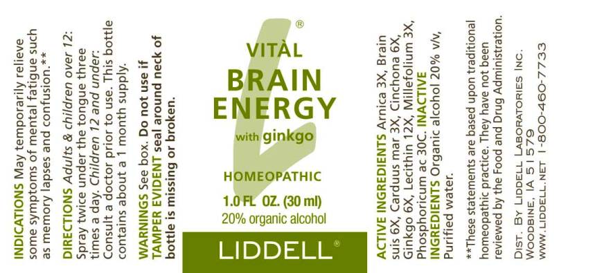 Vital Brain Energy  label