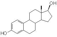 Estradiol chemical structure 