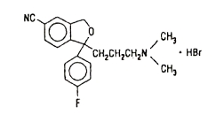 Citalopram Hydrobromide Structural Formula