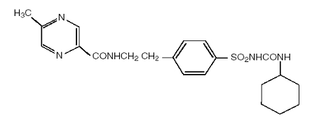 Glipizide Structural Formula