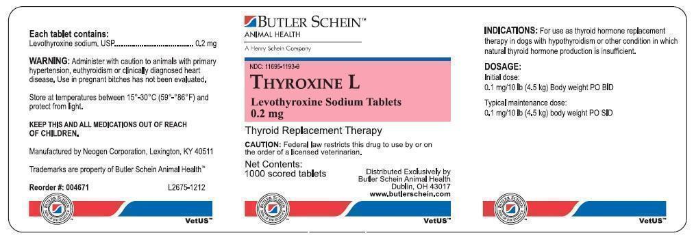 Thyroxine L 0.2mg 1000