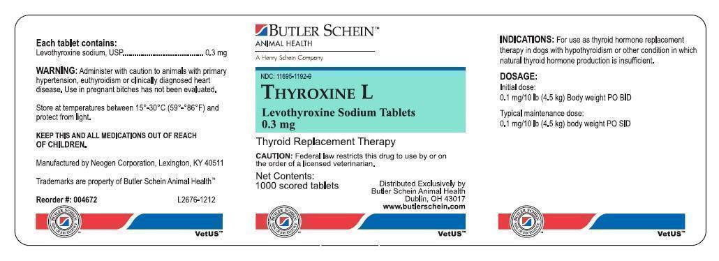 Thyroxine L 0.3mg 1000