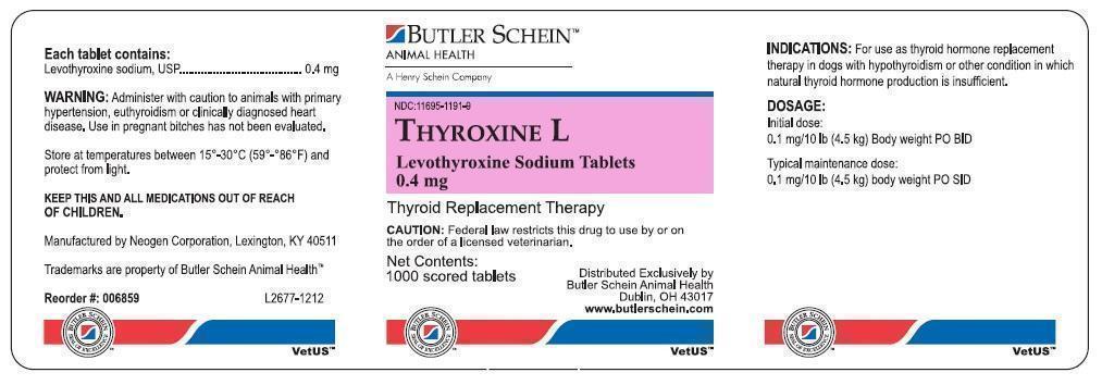 Thyroxine L 0.4mg 1000