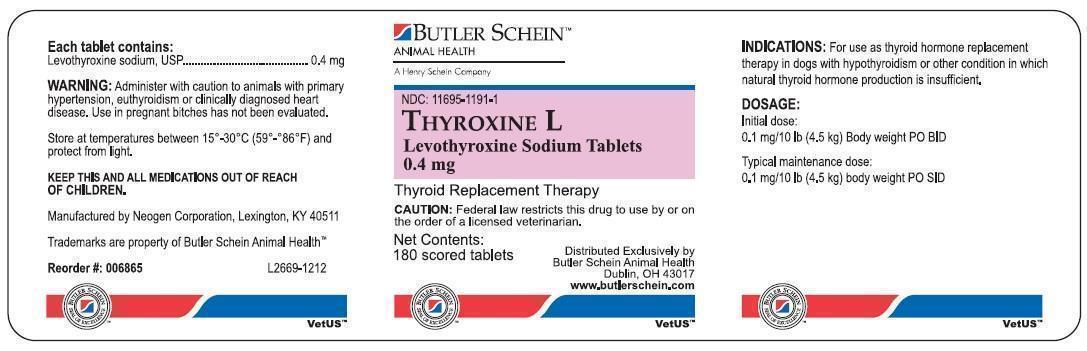 Thyroxine L 0.4mg 180