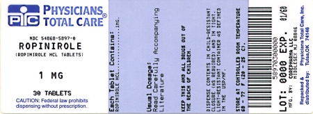 Container Label for Ropinirole 1mg