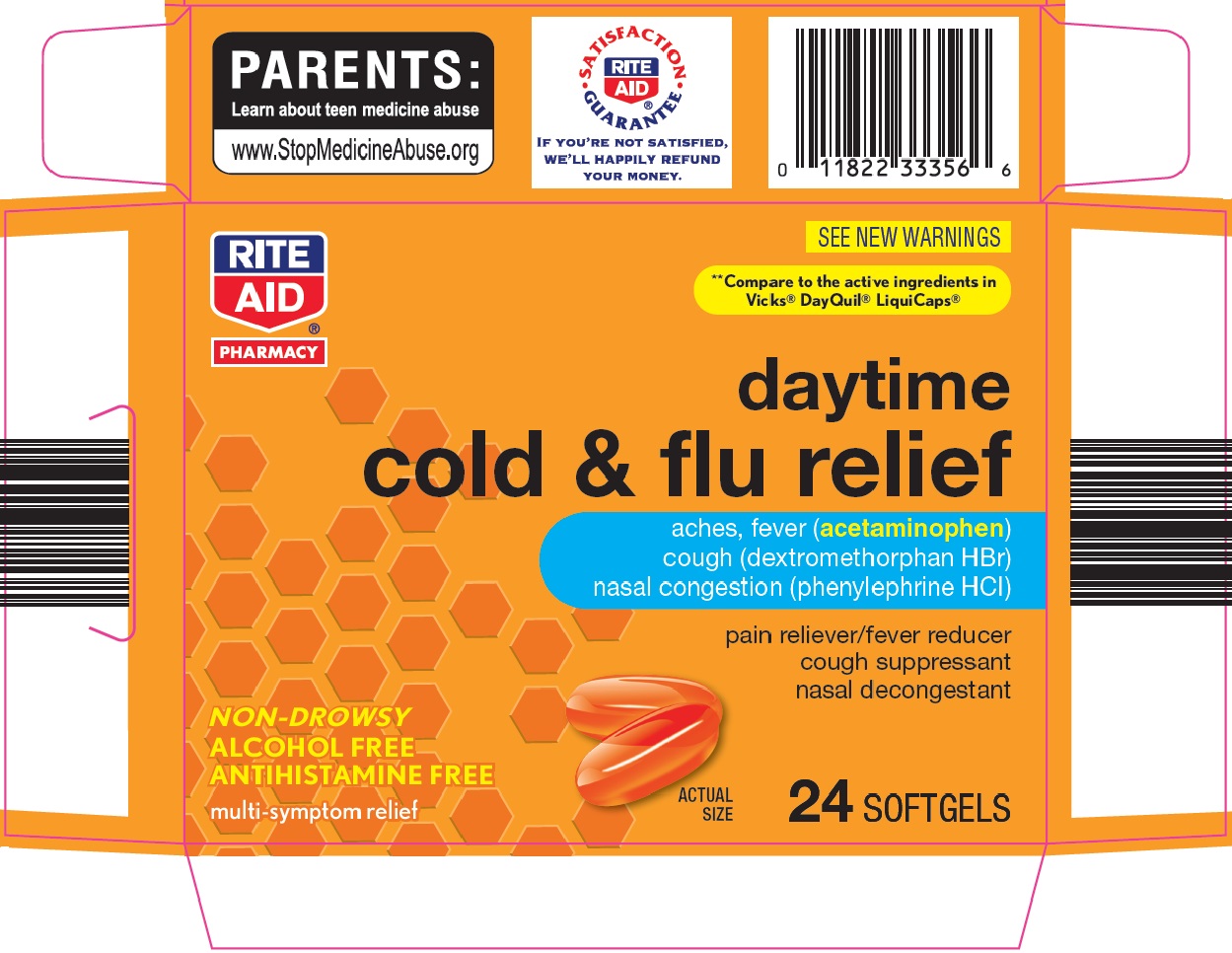 Rite Aid daytime cold & flu relief  image 1