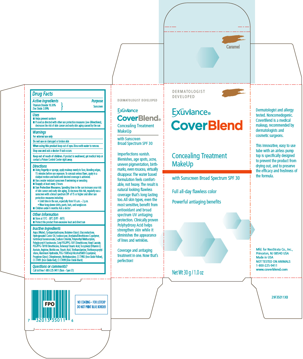 Exuviance Coverblend Concealing Treatment Makeup Spf 30 Caramel while Breastfeeding