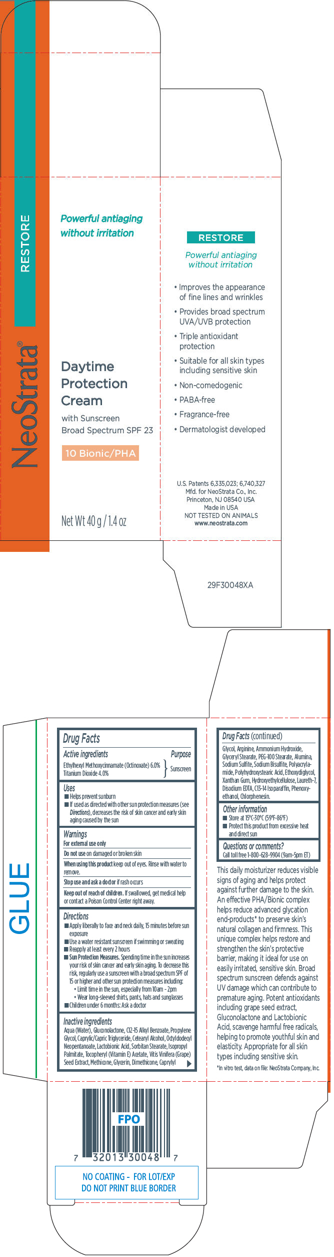 Neostrata Daytime Protection Spf 23 | Octinoxate And Titanium Dioxide Cream while Breastfeeding