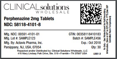 Perphenazine 2mg tablet 30 count blister card
