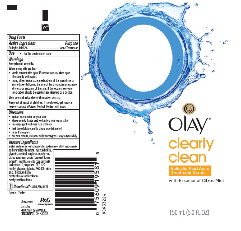 Olay Clearly Clean Acne Treament Scrub | Salicylic Acid Liquid Breastfeeding