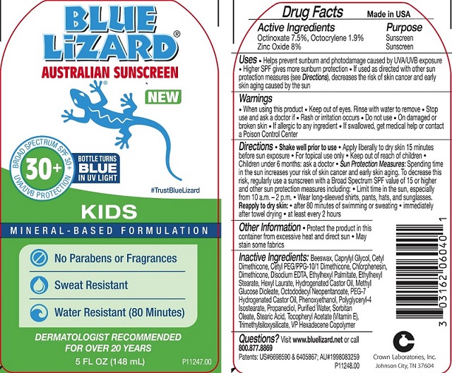 Blue Lizard Kids | Octinoxate, Octocrylene And Zinc Oxide Lotion Breastfeeding