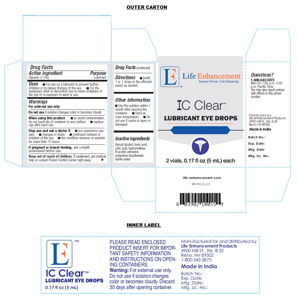 Ic Clear Lubricant Eye Drops | Glycerin Solution/ Drops while Breastfeeding