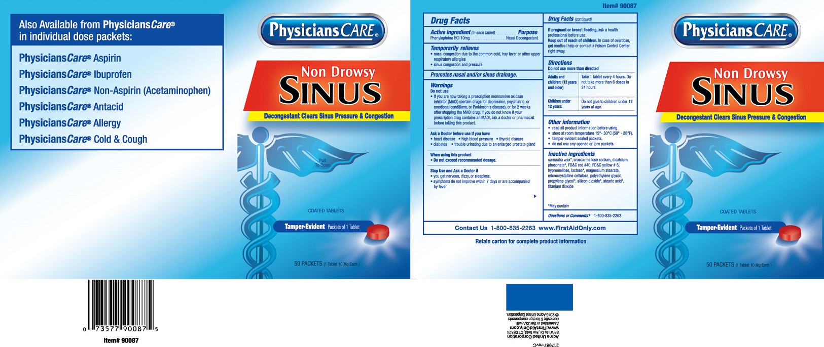 Physicians Care Sinus | Phenykephrine Hcl 10mg Tablet Breastfeeding